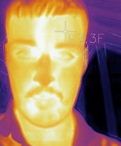 thermal camera, thermal image, temperature screening