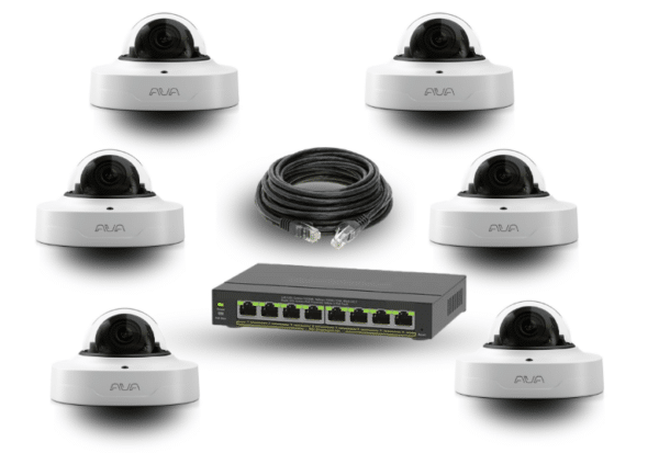6-Camera Security Box (Compact Dome) - Image 2